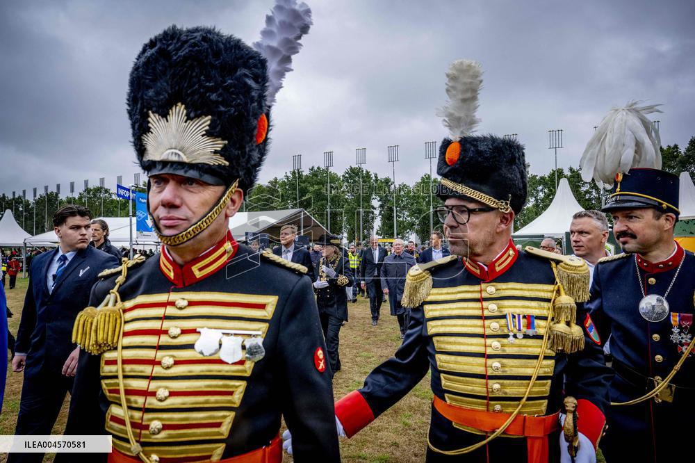 The King Opens the Old Limburg Archers Festival - Netherlands