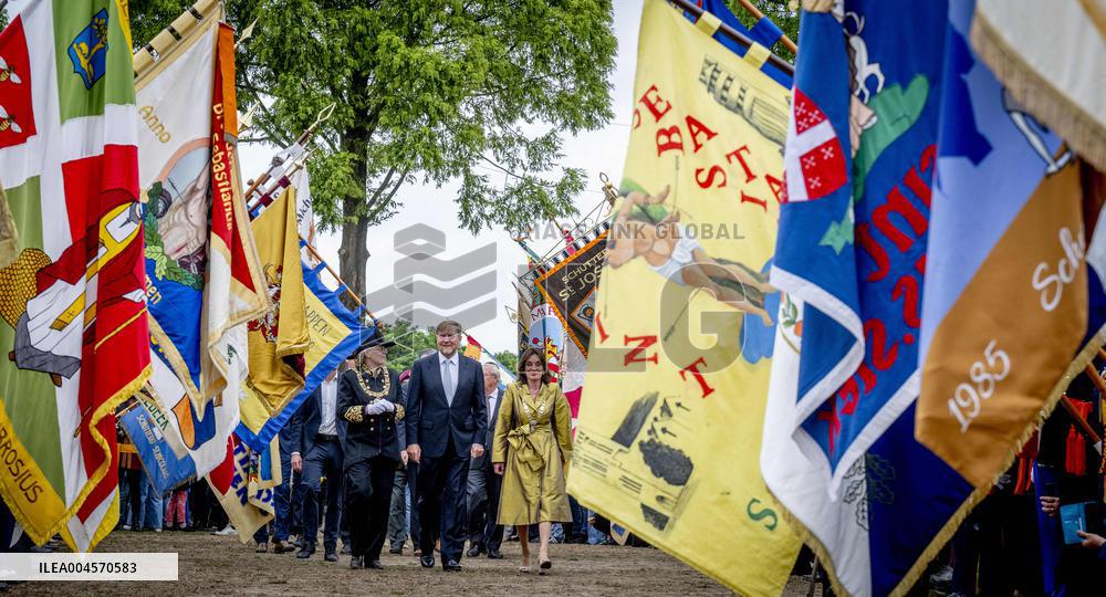The King Opens the Old Limburg Archers Festival - Netherlands