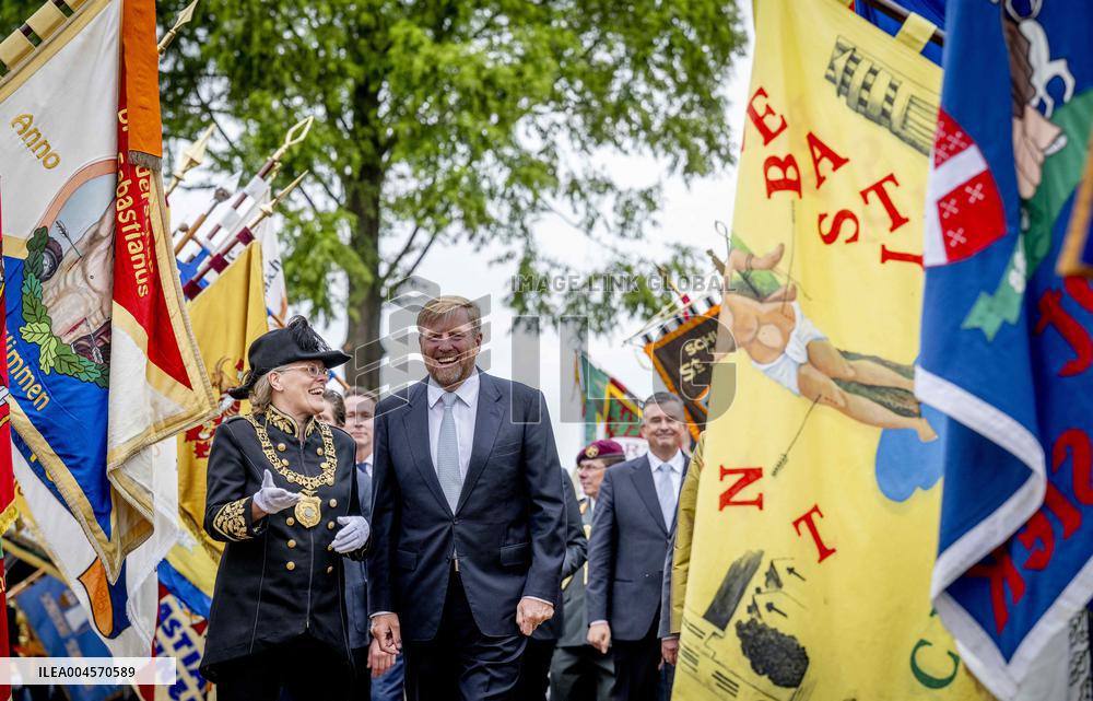 The King Opens the Old Limburg Archers Festival - Netherlands