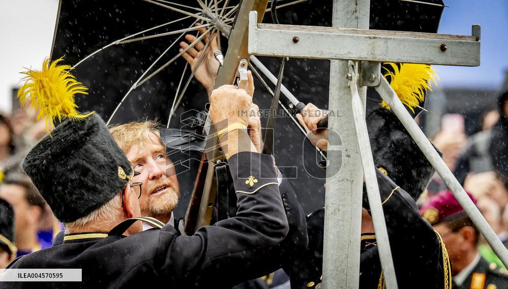 The King Opens the Old Limburg Archers Festival - Netherlands