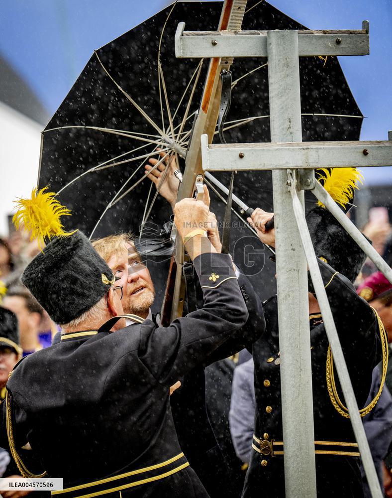 The King Opens the Old Limburg Archers Festival - Netherlands
