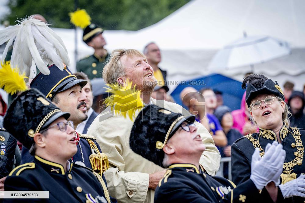 The King Opens the Old Limburg Archers Festival - Netherlands