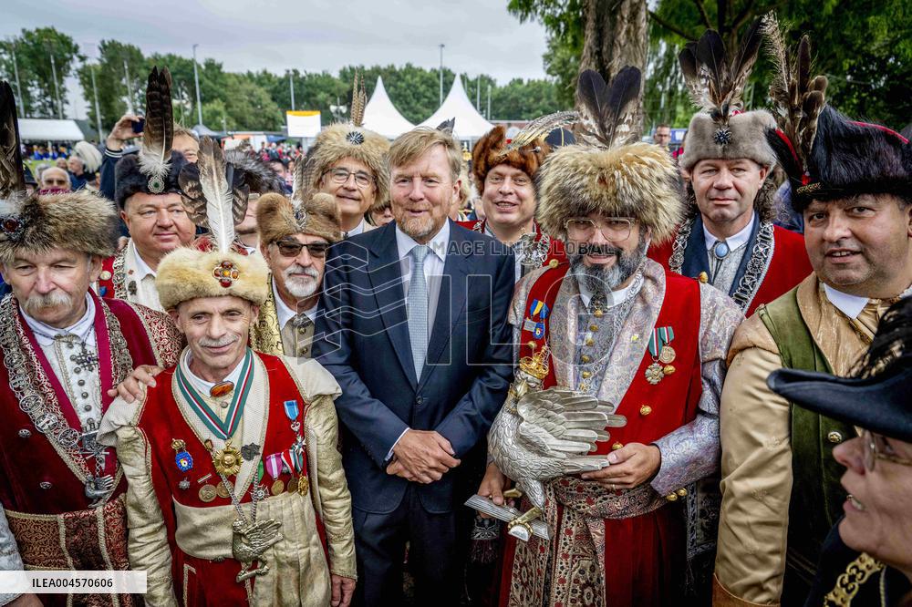 The King Opens the Old Limburg Archers Festival - Netherlands