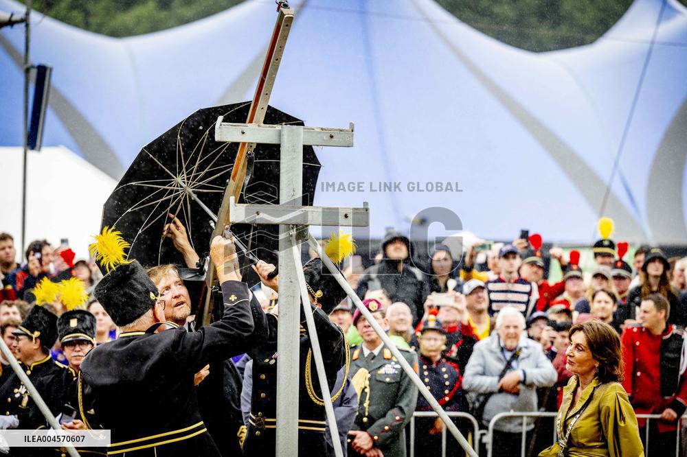The King Opens the Old Limburg Archers Festival - Netherlands