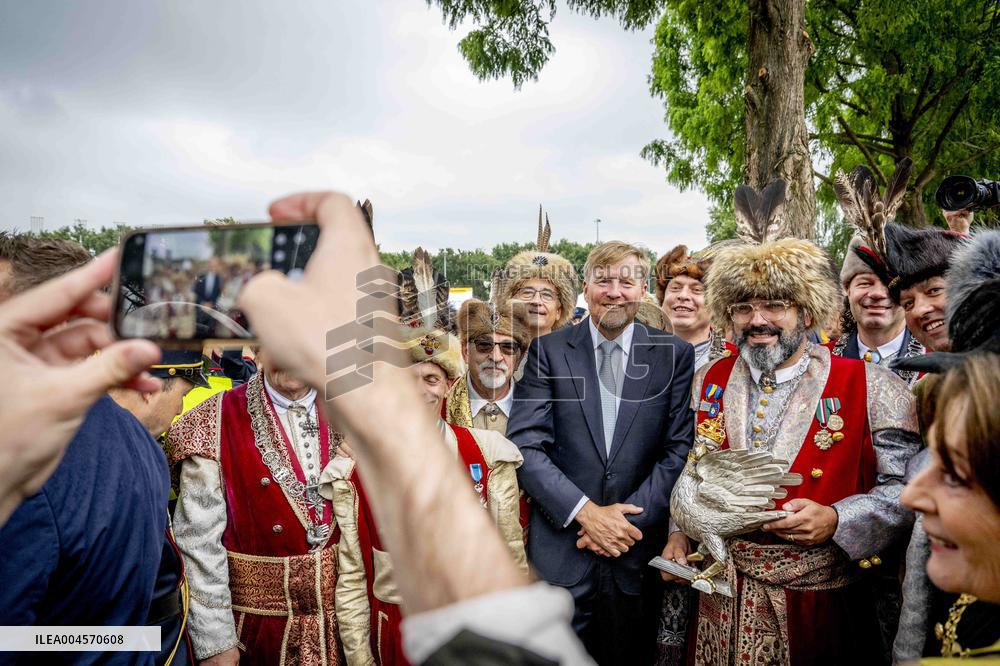 The King Opens the Old Limburg Archers Festival - Netherlands