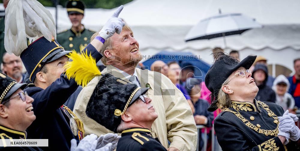 The King Opens the Old Limburg Archers Festival - Netherlands
