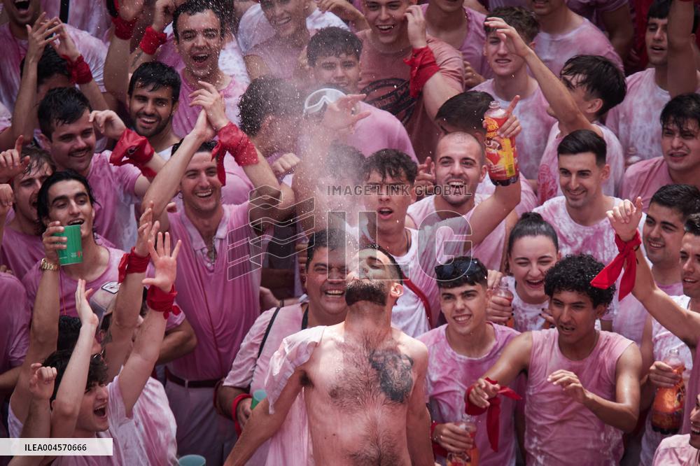 Chupinazo of San Fermin 2025 - Spain