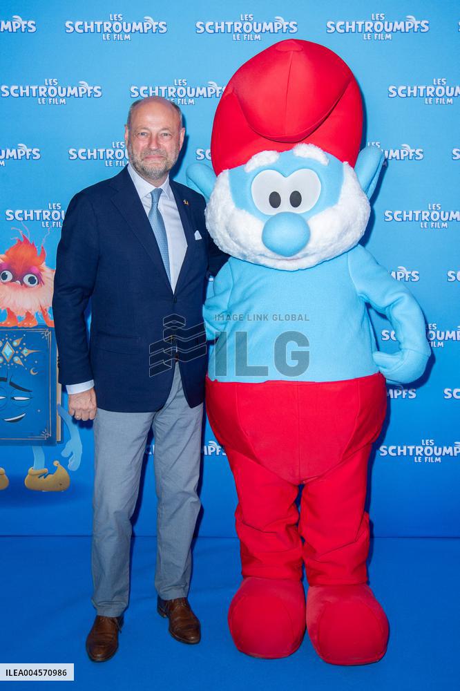 Les Schtroumpfs Le Film Premiere Paris