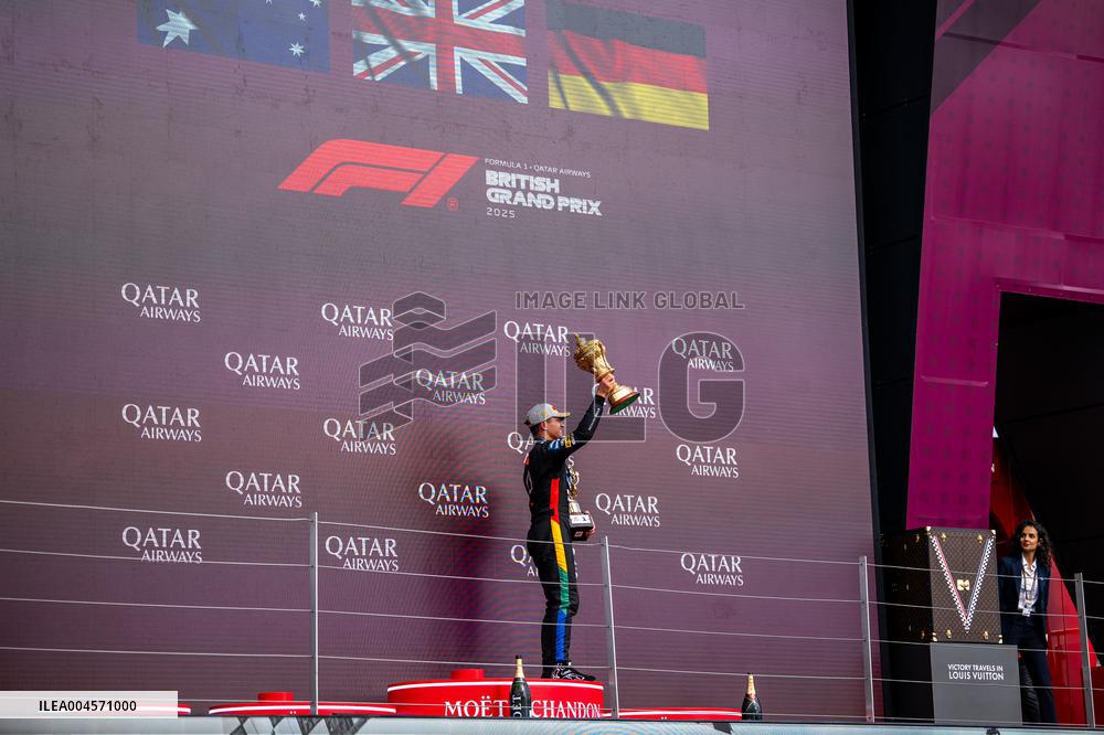 F1 British Grand Prix Podium 2025 - UK