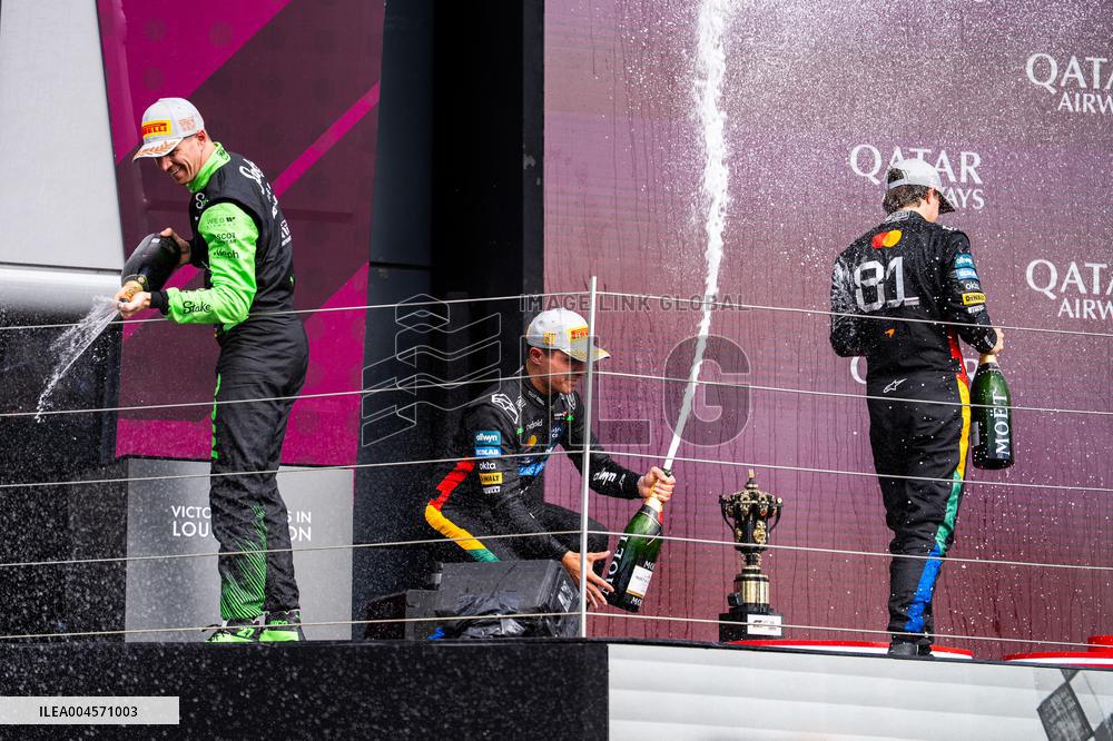 F1 British Grand Prix Podium 2025 - UK
