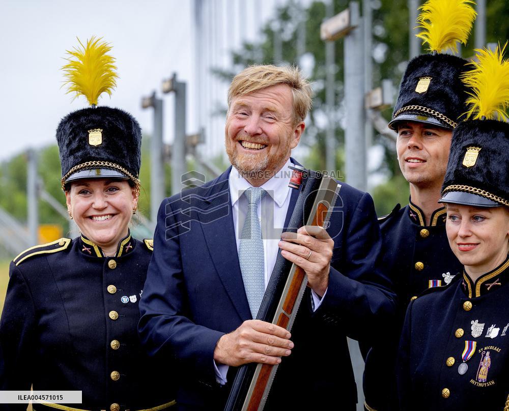 King Willem-Alexander At Limburg Shooting Festival - The Netherlands