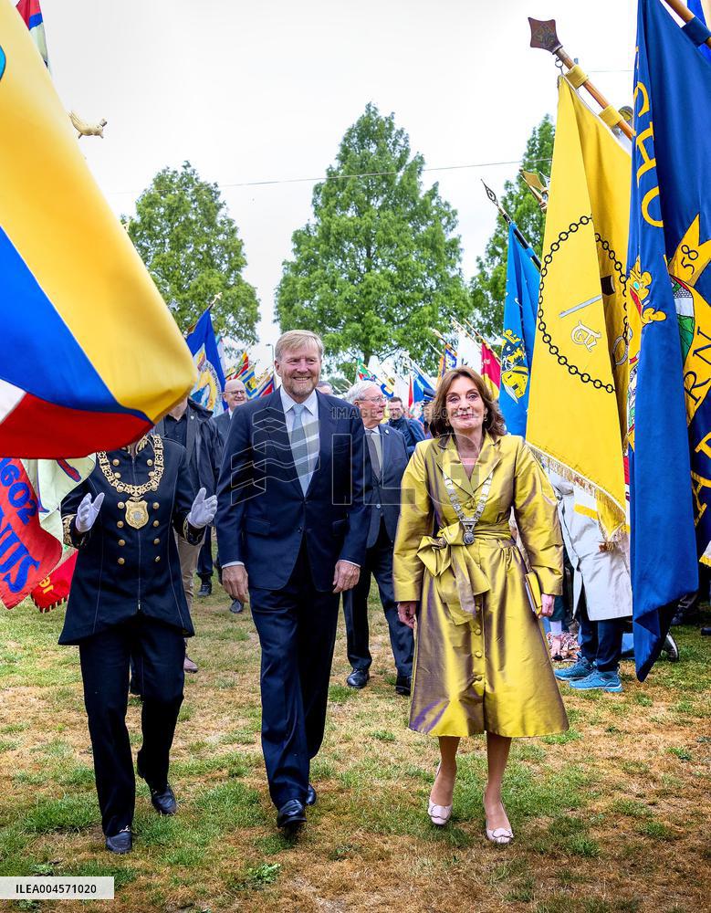 King Willem-Alexander At Limburg Shooting Festival - The Netherlands