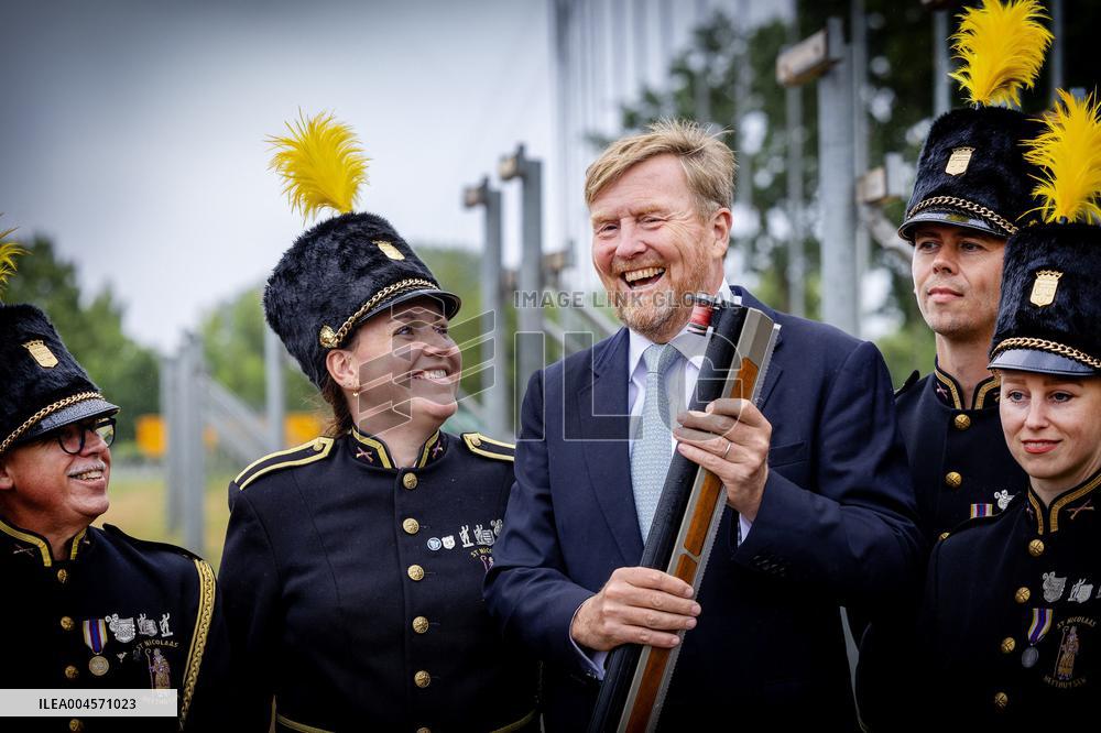 King Willem-Alexander At Limburg Shooting Festival - The Netherlands