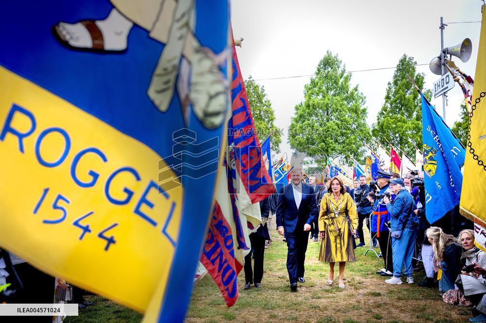 King Willem-Alexander At Limburg Shooting Festival - The Netherlands