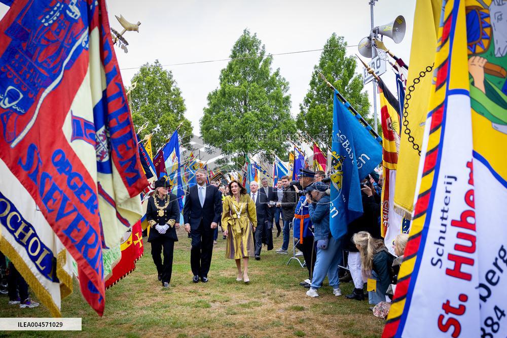 King Willem-Alexander At Limburg Shooting Festival - The Netherlands