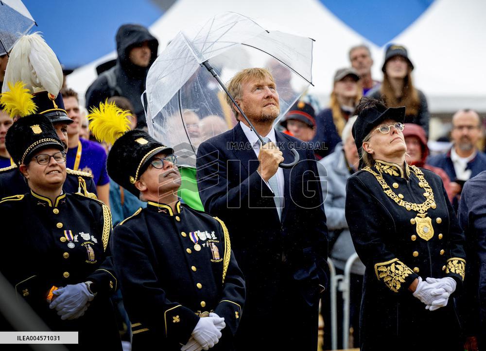 King Willem-Alexander At Limburg Shooting Festival - The Netherlands