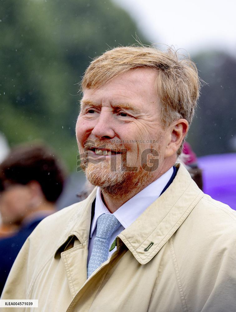 King Willem-Alexander At Limburg Shooting Festival - The Netherlands