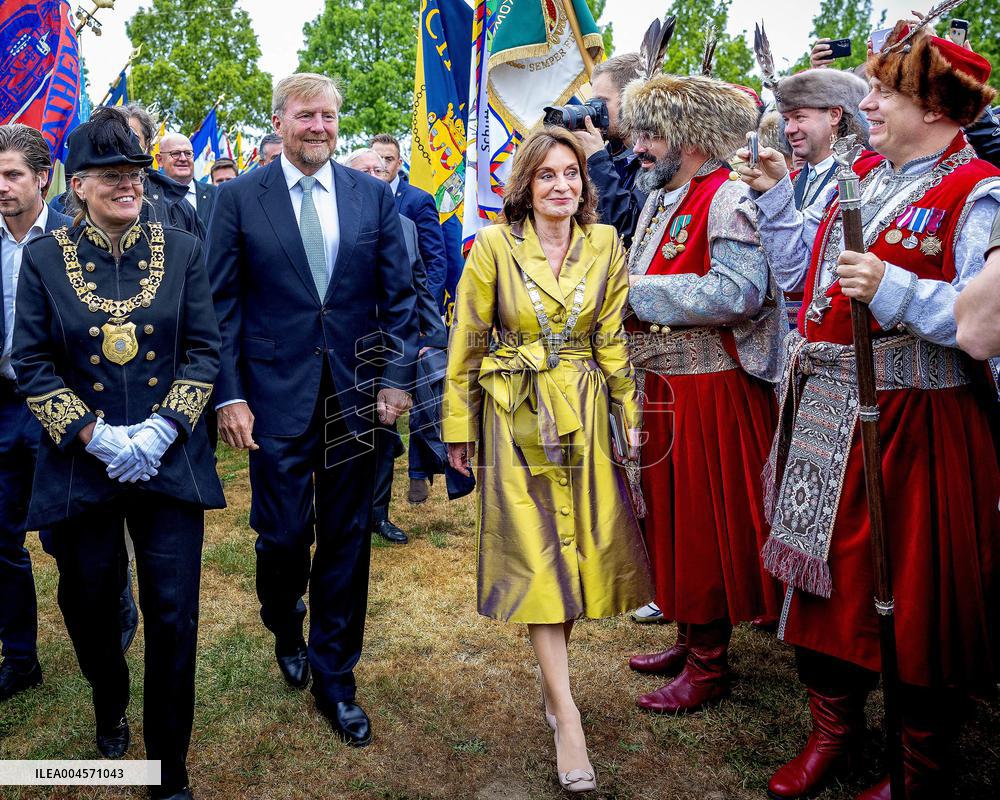 King Willem-Alexander At Limburg Shooting Festival - The Netherlands