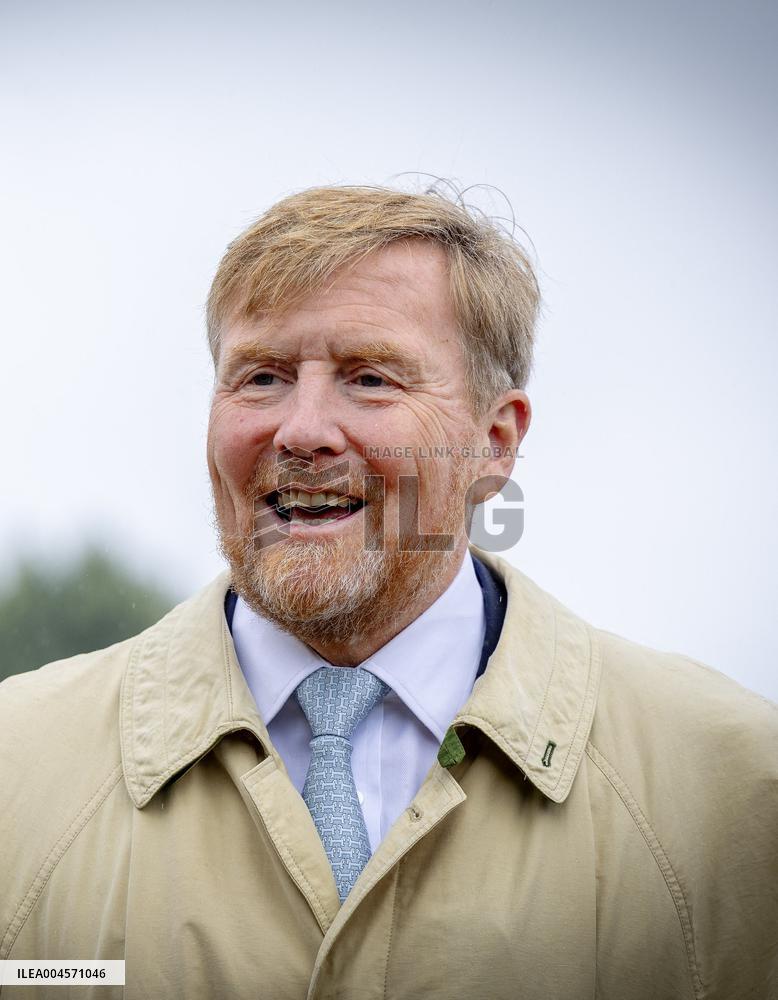 King Willem-Alexander At Limburg Shooting Festival - The Netherlands