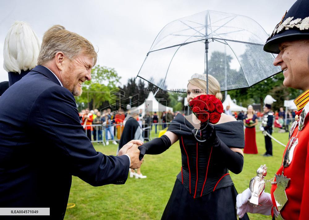 King Willem-Alexander At Limburg Shooting Festival - The Netherlands
