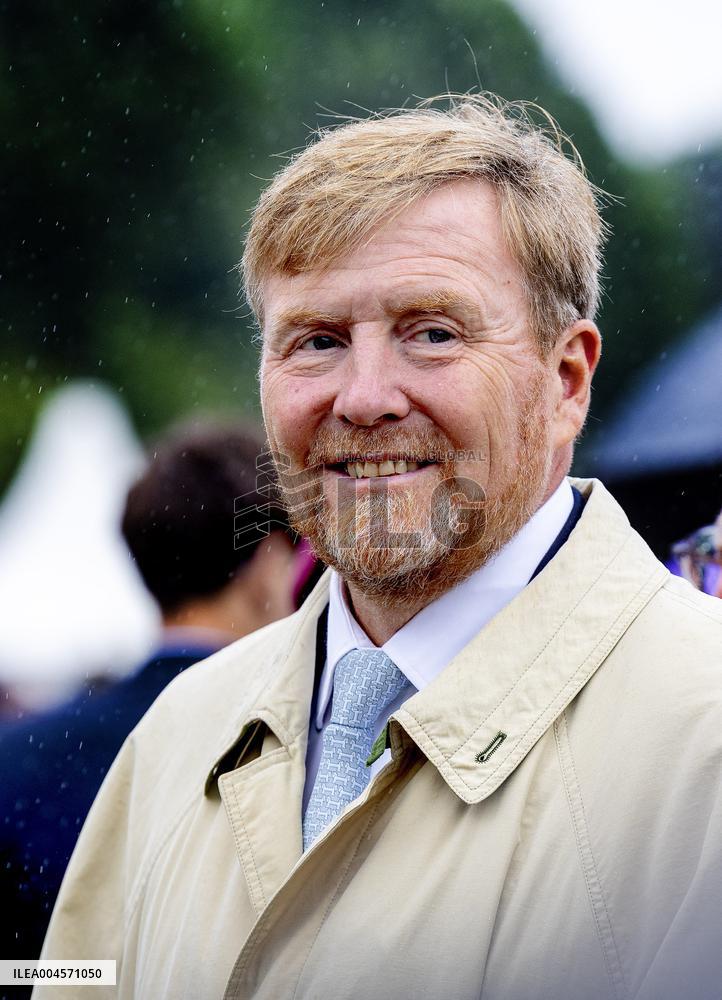 King Willem-Alexander At Limburg Shooting Festival - The Netherlands