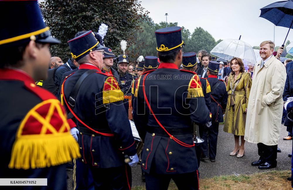 King Willem-Alexander At Limburg Shooting Festival - The Netherlands
