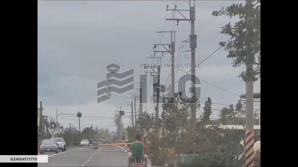 Taiwan: Typhoon Danas Batters Southern Region, Leaving Widespread Damage