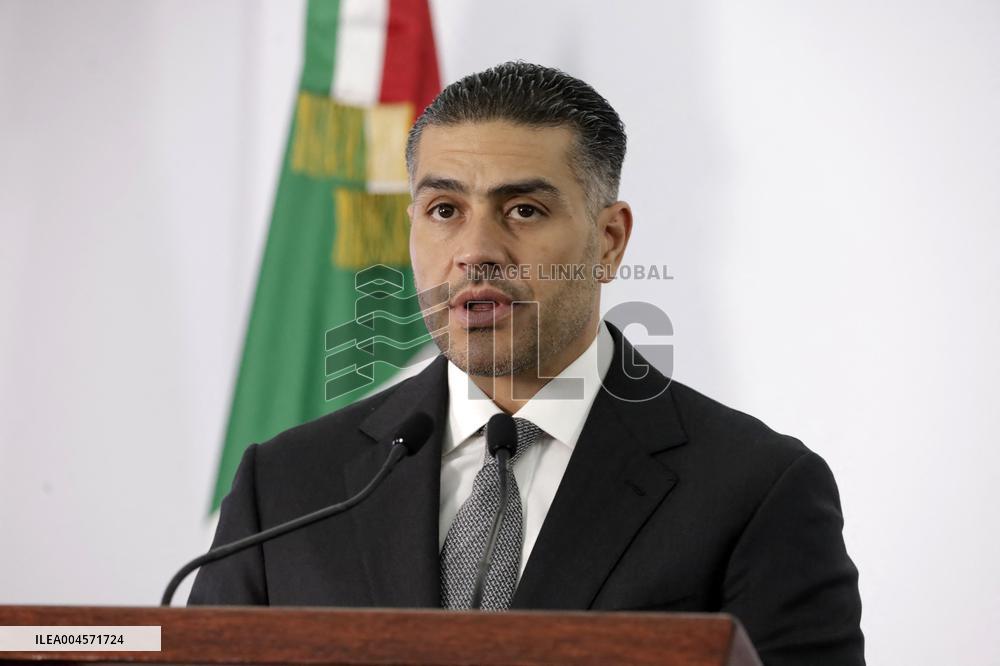 National Strategy Against Extortion News Conference - Mexico