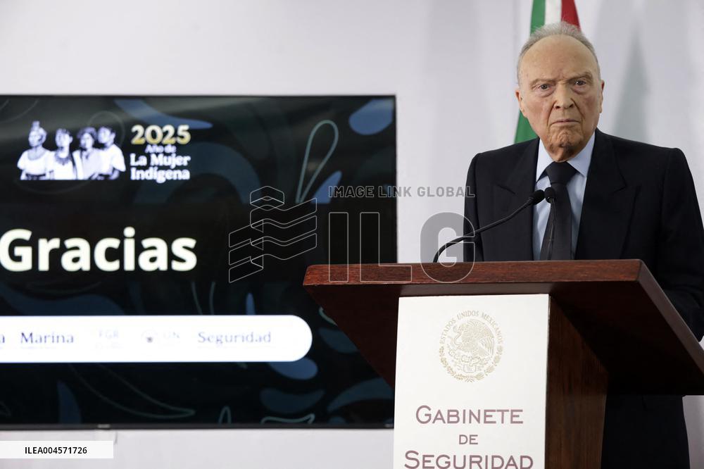 National Strategy Against Extortion News Conference - Mexico