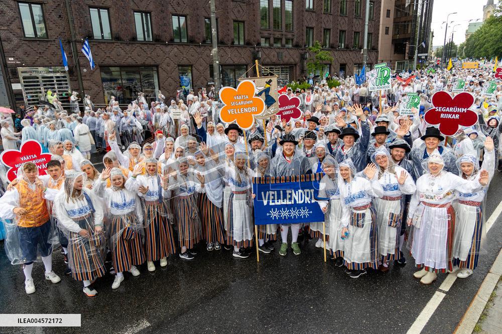 Estonia's 28th Song Festival Grand Procession