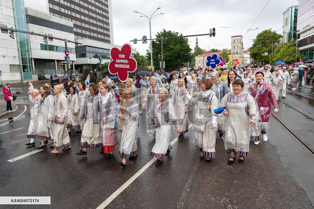 Estonia's 28th Song Festival Grand Procession