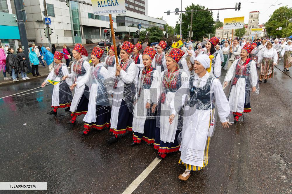 Estonia's 28th Song Festival Grand Procession