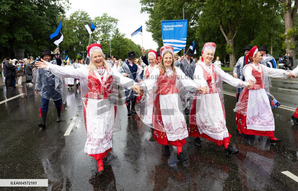 Estonia's 28th Song Festival Grand Procession