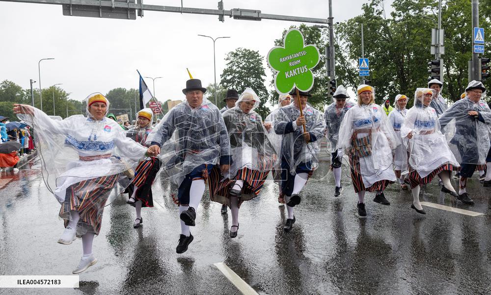 Estonia's 28th Song Festival Grand Procession