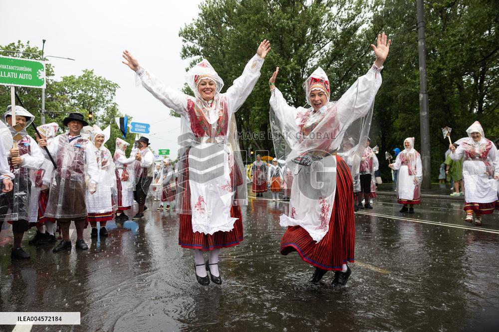 Estonia's 28th Song Festival Grand Procession