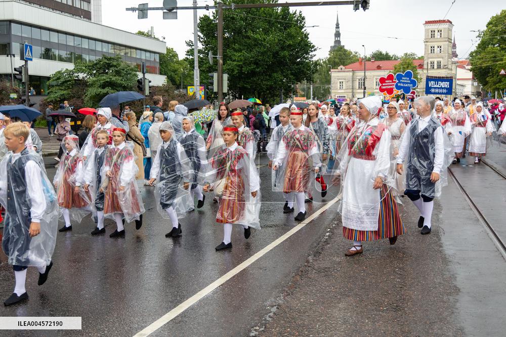 Estonia's 28th Song Festival Grand Procession