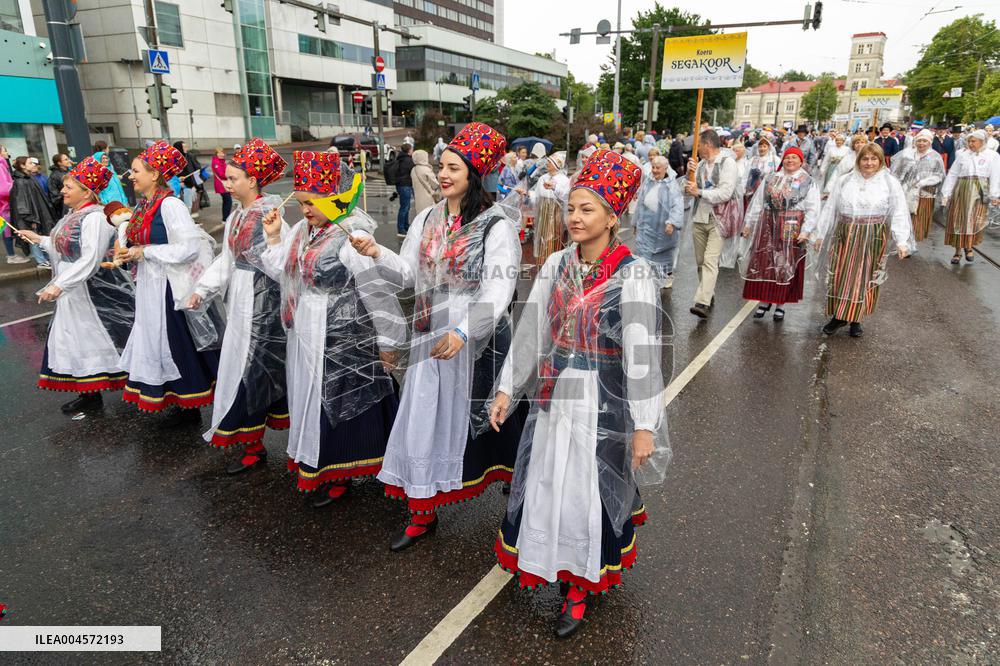 Estonia's 28th Song Festival Grand Procession