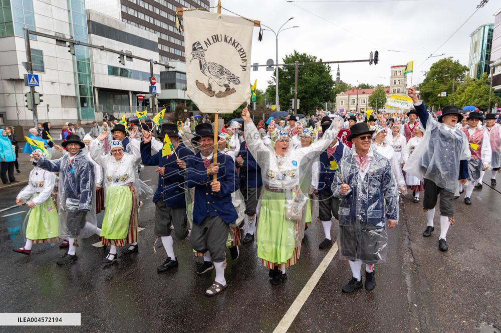 Estonia's 28th Song Festival Grand Procession