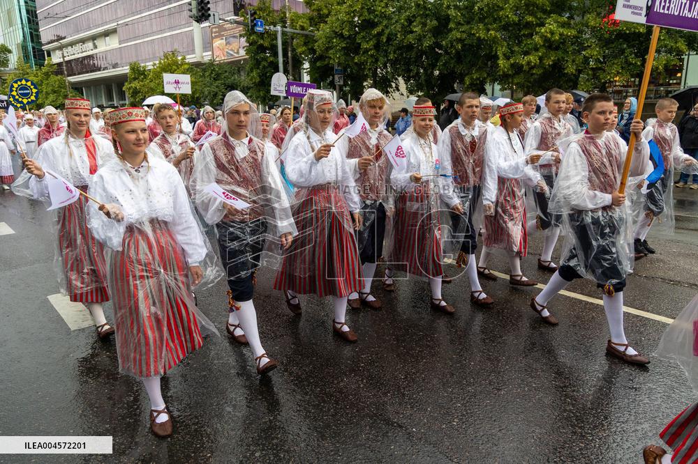 Estonia's 28th Song Festival Grand Procession