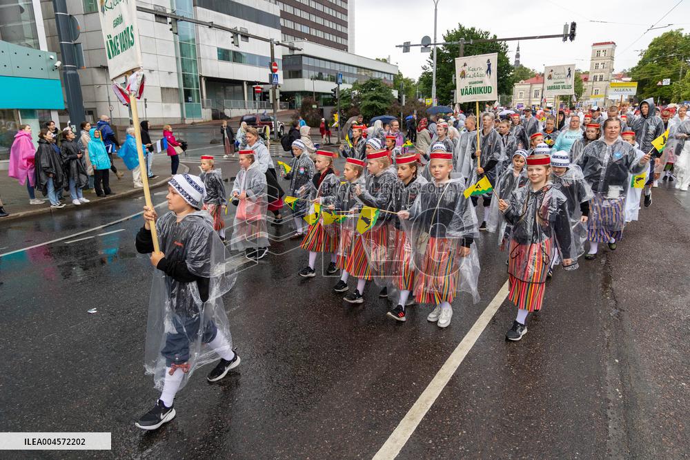 Estonia's 28th Song Festival Grand Procession