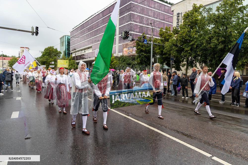 Estonia's 28th Song Festival Grand Procession