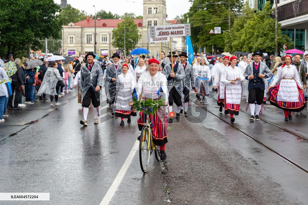 Estonia's 28th Song Festival Grand Procession