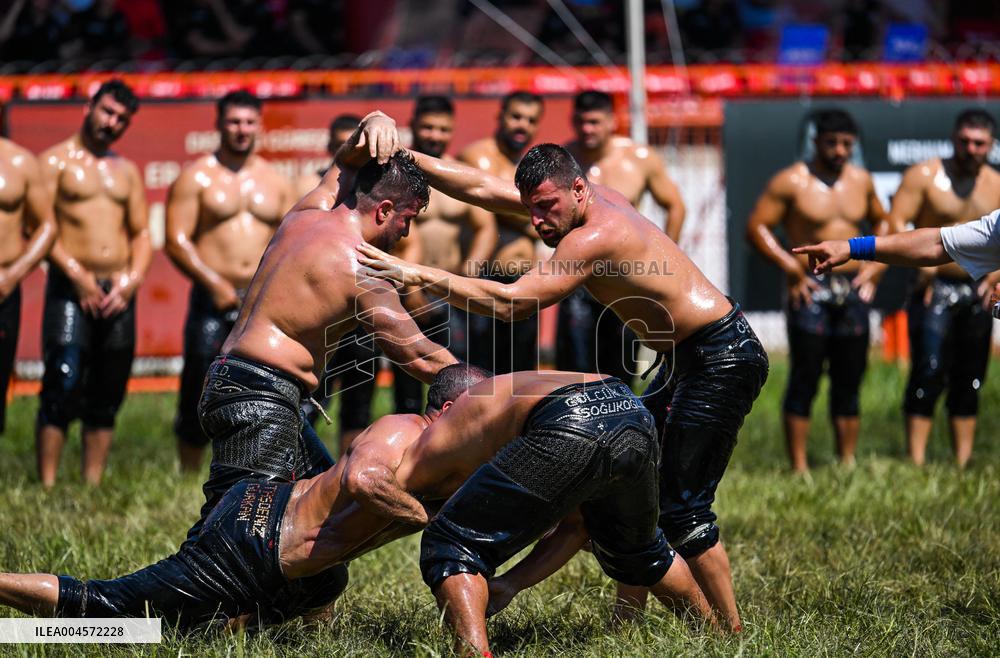 Oil Wrestling Competition - Turkey