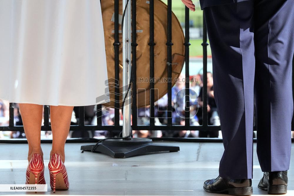 Trump Signs Tax Bill And Watches July 4th Parade
