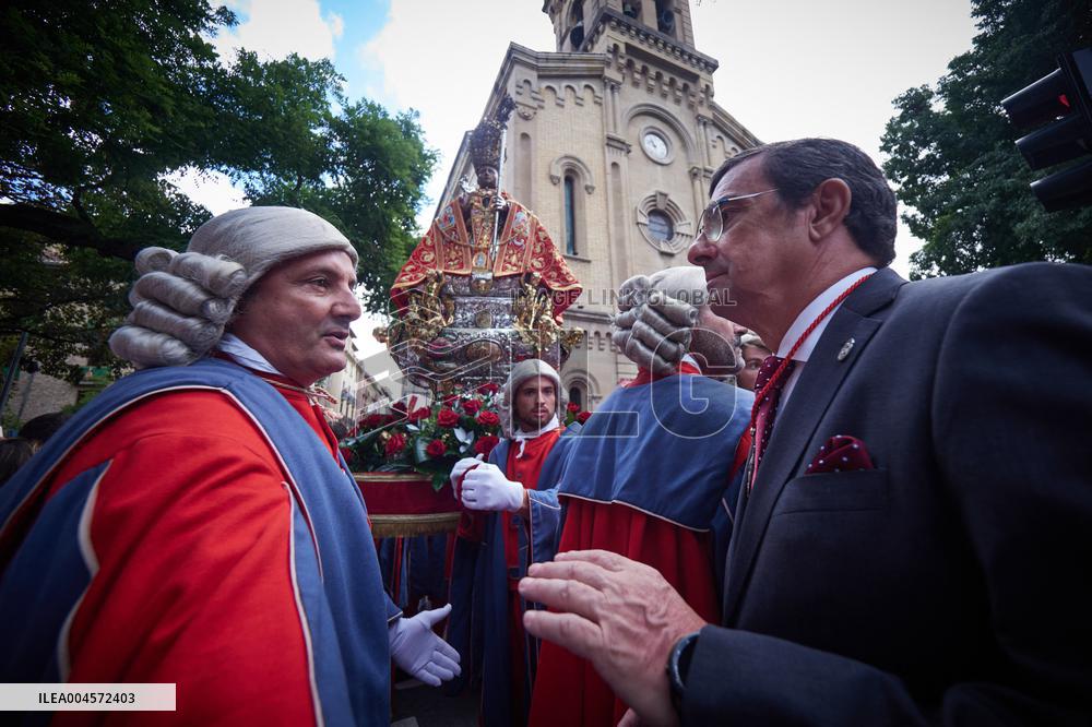 Procession of San Fermín 2025 - Spain