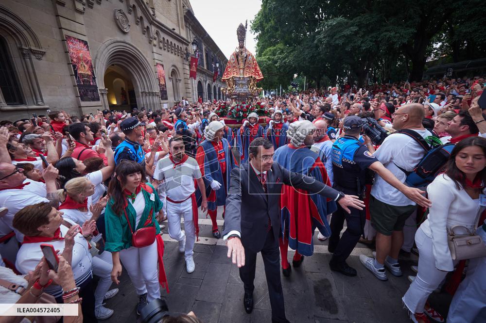 Procession of San Fermín 2025 - Spain