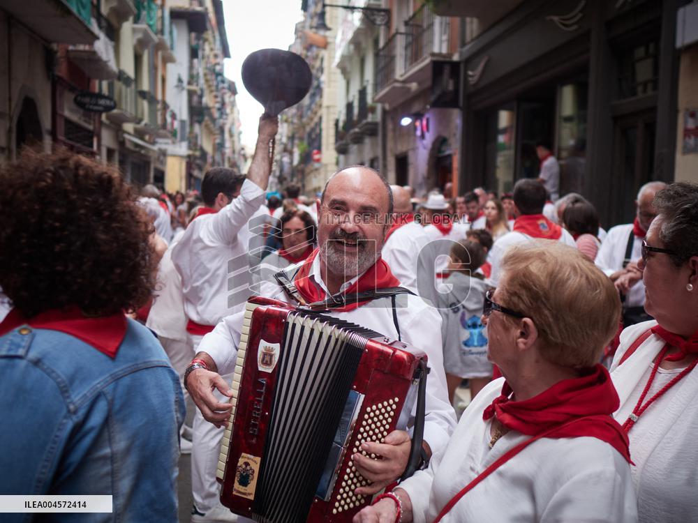 Procession of San Fermín 2025 - Spain