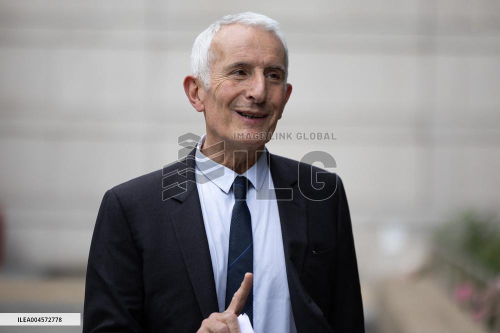 Socialist Party Members arrive for a meeting about the preparation of the 2026 Budget at Bercy - Paris RL