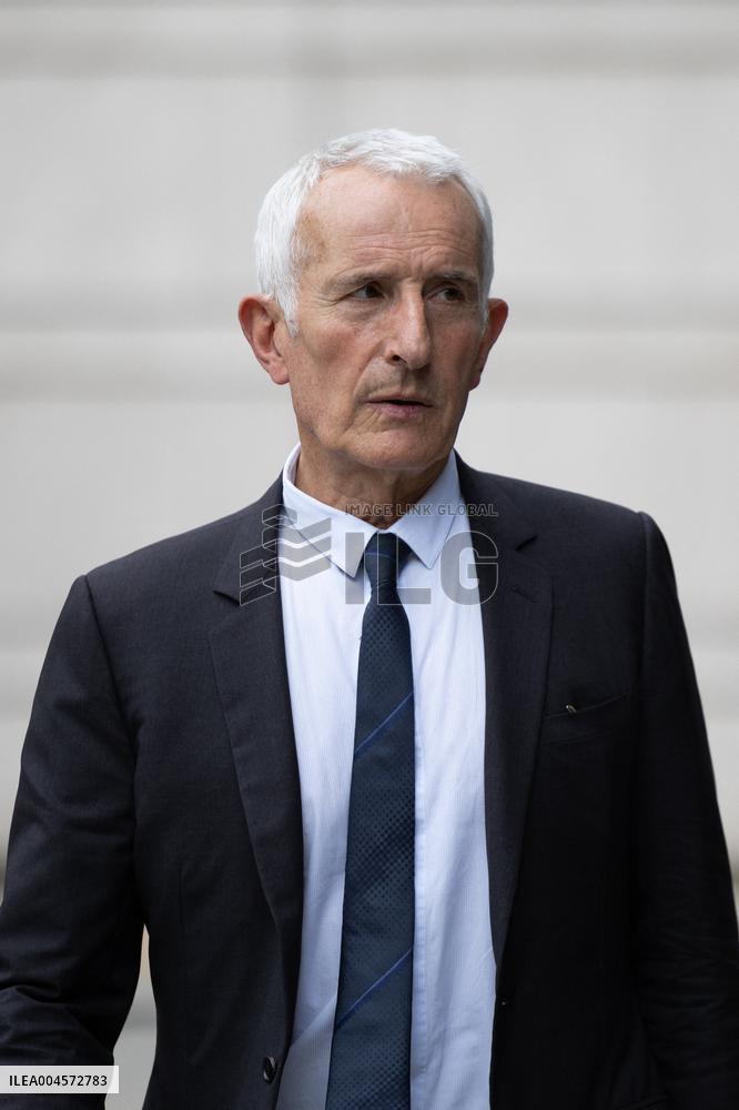 Socialist Party Members arrive for a meeting about the preparation of the 2026 Budget at Bercy - Paris RL