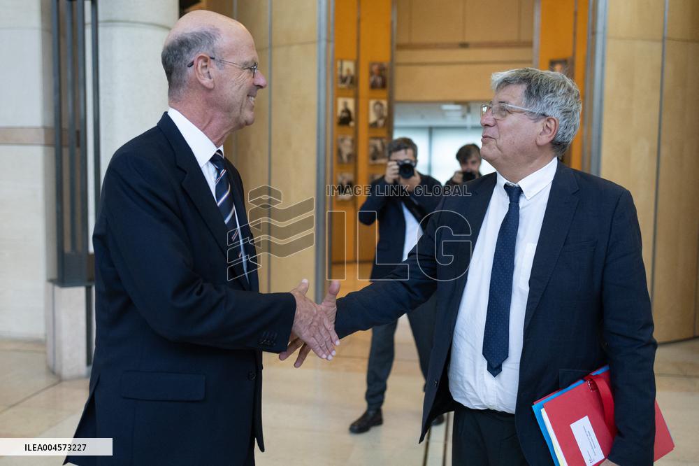 Eric Coquerel meets with the Miniter of Economy about the preparation of the 2026 Budget - Paris RL